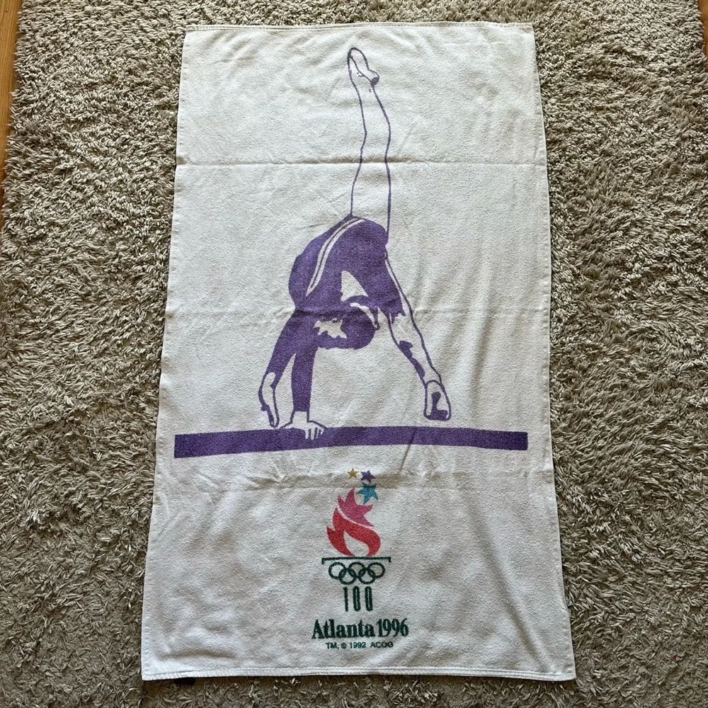 Cannon Olympic Games Collection 52”x30” 1996‎ Atlanta Olympics Gymnastics Towel